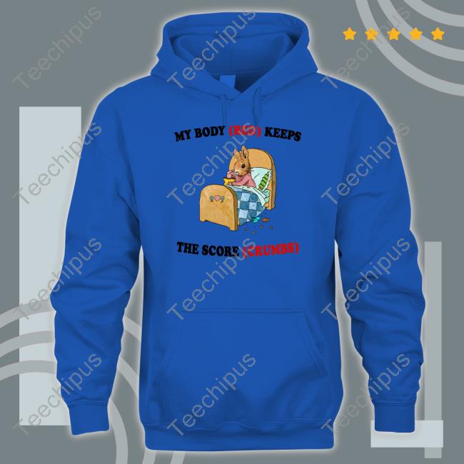 Artbyjmcgg My Body Bed Keeps The Score Crumbs Long Sleeve T Shirt