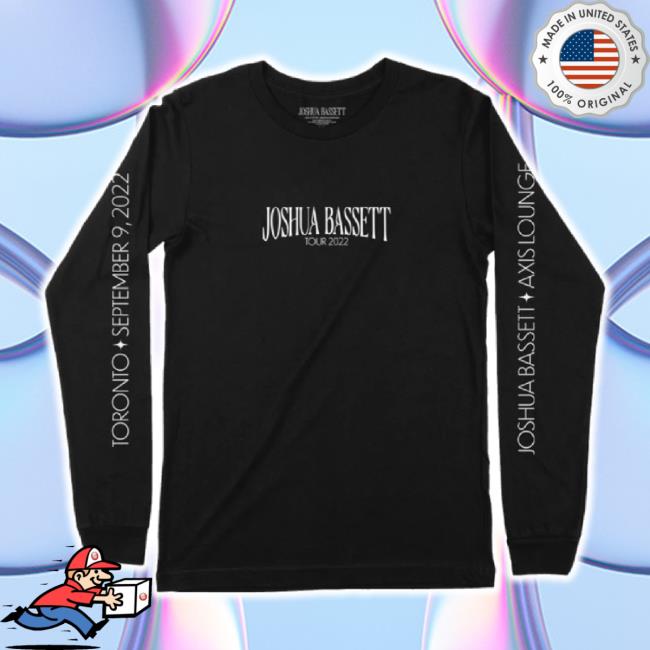 Original Toronto Tour Tee Shirt- Black Joshua Bassett Merch