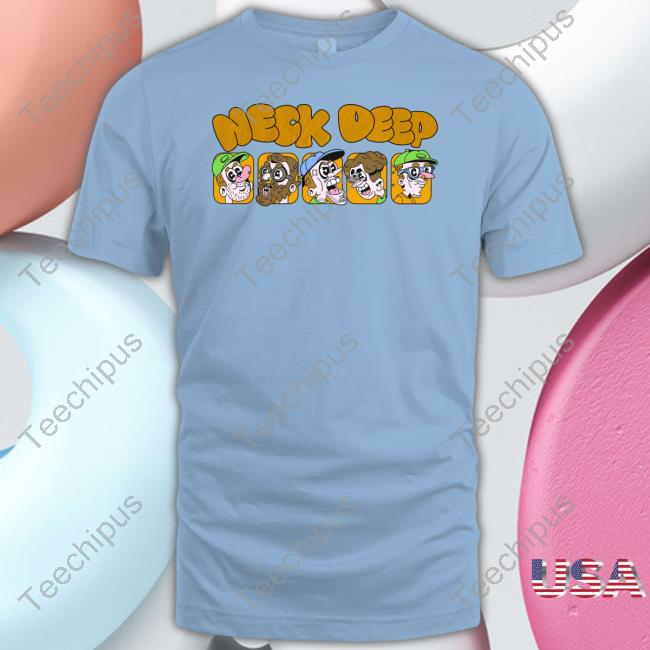 Neck Deep Cartoon Band Long Sleeve