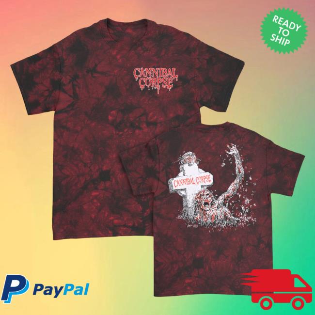 Official Cannibal Corpse Merch Store Zombie Grave Dye Shirt 2023 CannibalCorpse