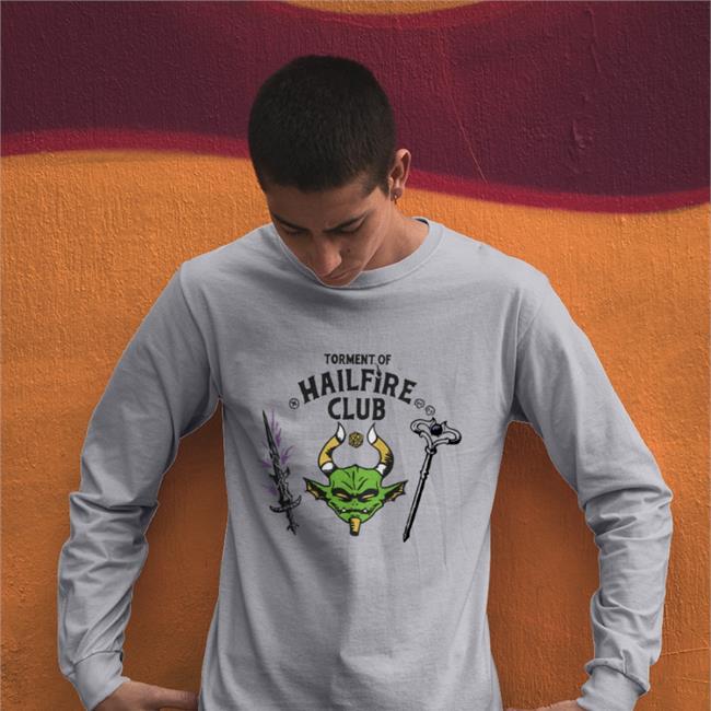 Andregarcia Art Torment Of Hailfire Club Sweatshirt White