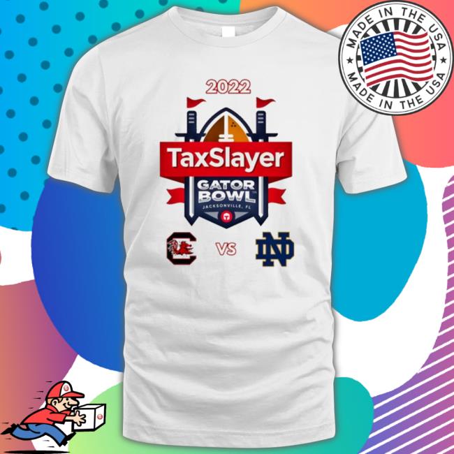 South Carolina Vs Notre Dame 2022 Taxslayer Gator Bowl Shirt
