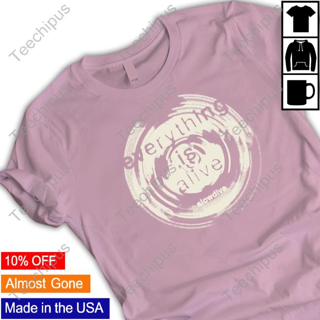 Slowdive Merch Everything Is Alive Hoodie