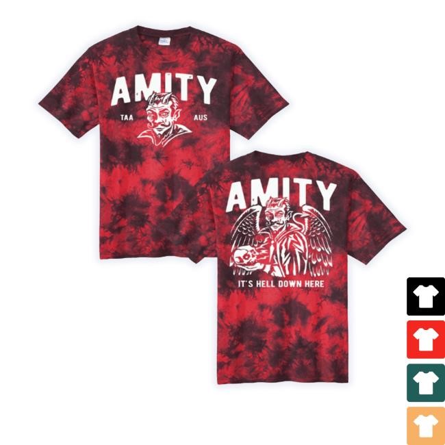 Official 24Hundred Store Devil Tee Red Tie Dye Tee Shirt