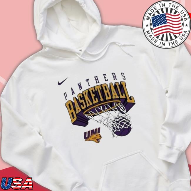 University Of Northern Iowa Panthers Basketball Net Sweatshirts University Of Northern Iowa Panthers Basketball Net T-Shirt