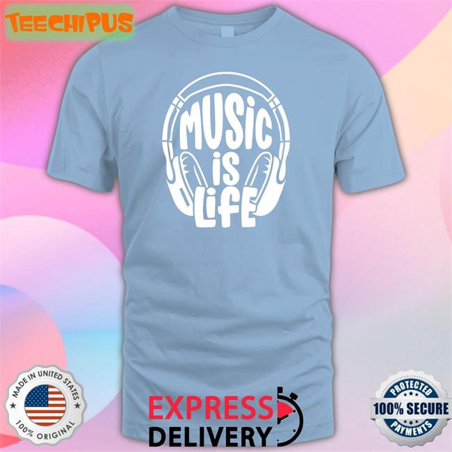Power In Black Store Music Is Life T Shirts Music Is Life Tee
