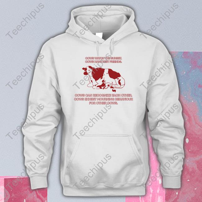 Albaharu Cows Watch The Sunset Cows Have Best Friends Sweatshirt