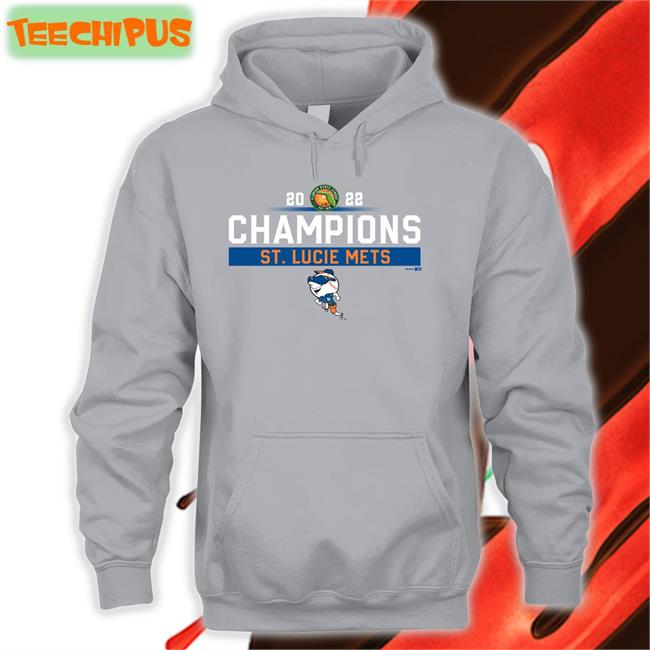 St. Lucie Mets Official Store St Lucie Mets 2022 Champions Hooded Sweatshirt Stluciemets