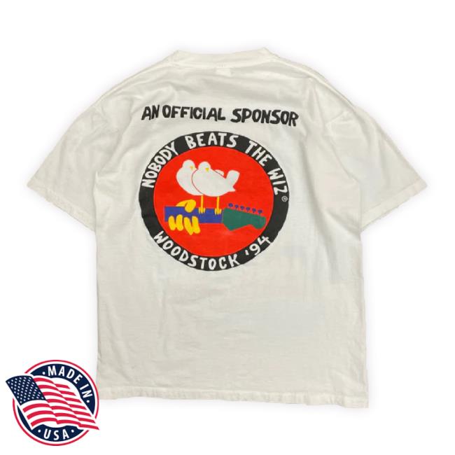 Official Uticavc Shop Vintage Woodstock '94 Official Sponsor Tee Utica Vintage Club Merch Store