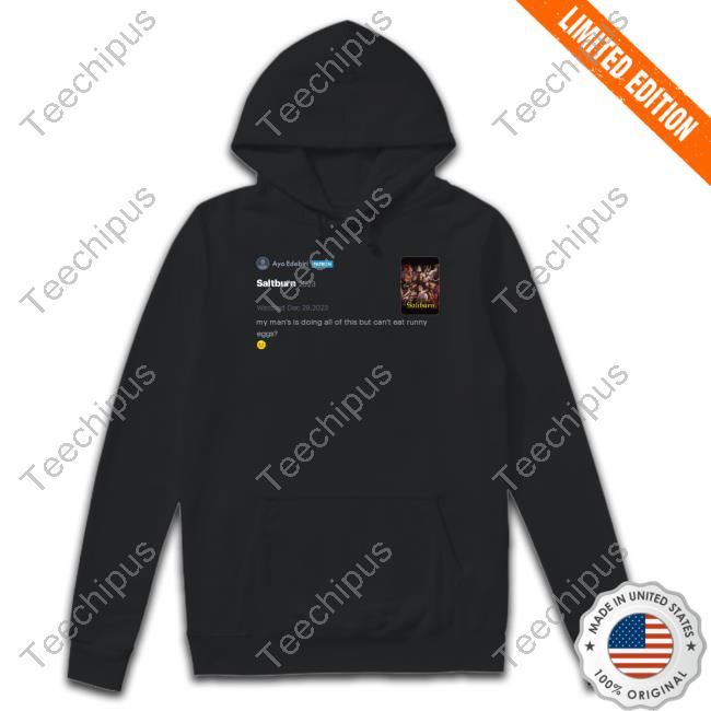 Itsintermissiontime Ayo Edebiri Patron Saltburn 2023 Tee Shirt