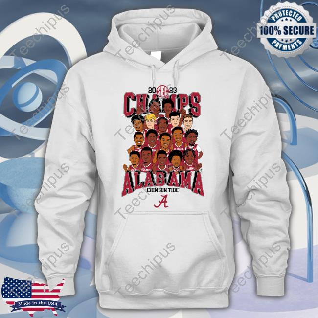 2023 SEC Regular Season Champions Alabama Crimson Tide Tee Shirts Alabama Men’s Basketball
