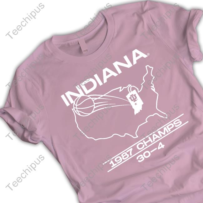 Indiana 1987 Champs 30 4 Shirt Homefield