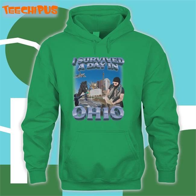 Swagstimulus I Survived A Day In Ohio Shirt I Survived A Day In Ohio Hoodie