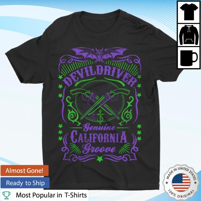 Official Night Shift Merch Store Devildriver - Crossed Guns Tee NightShiftMerch