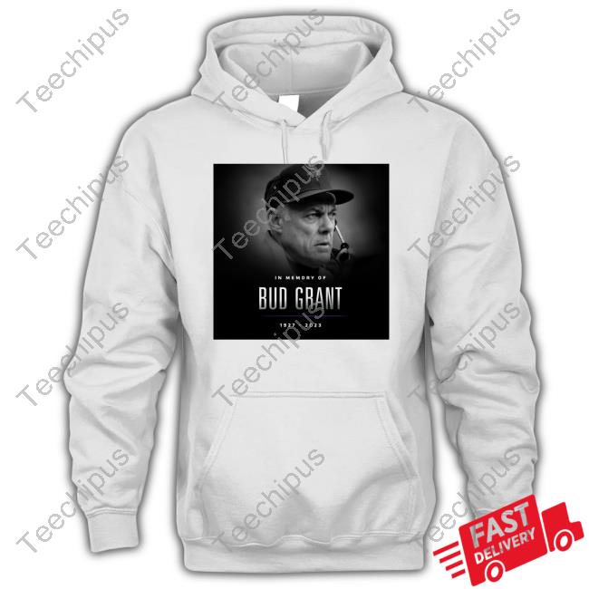 In Memory Of Bud Grant Shirts Minnesota Vikings Minnesota Vikings In Memory Of Bud Grant T Shirt