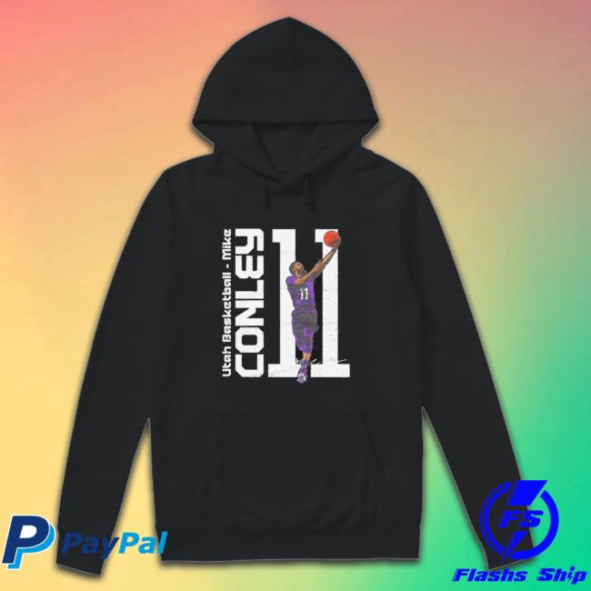 Mike Conley Jr Utah Jazz Basketball Number 11 Crewneck Sweatshirt