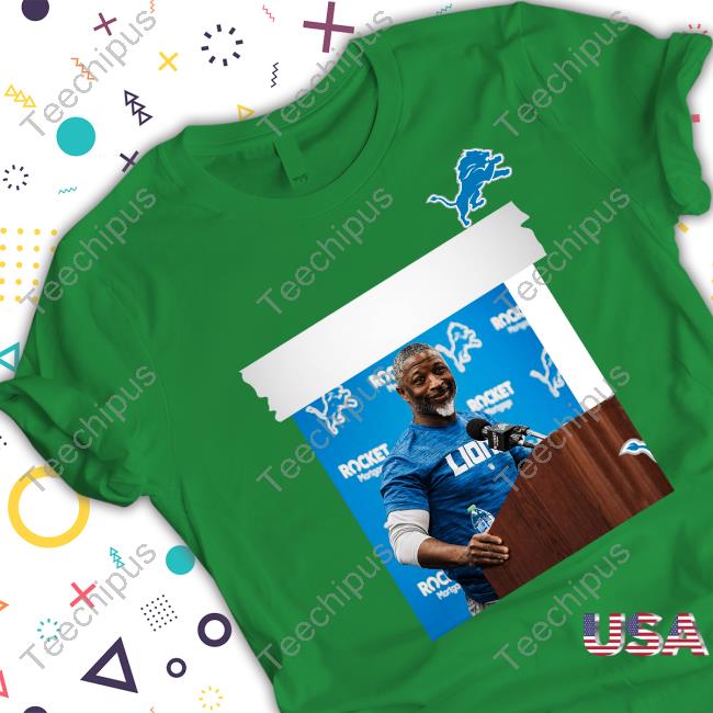 Lions Oc Ben Johnson Wearing Lions Dc Aaron Glenn Shirt, T Shirt, Hoodie, Sweater, Long Sleeve T-Shirt And Tank Top