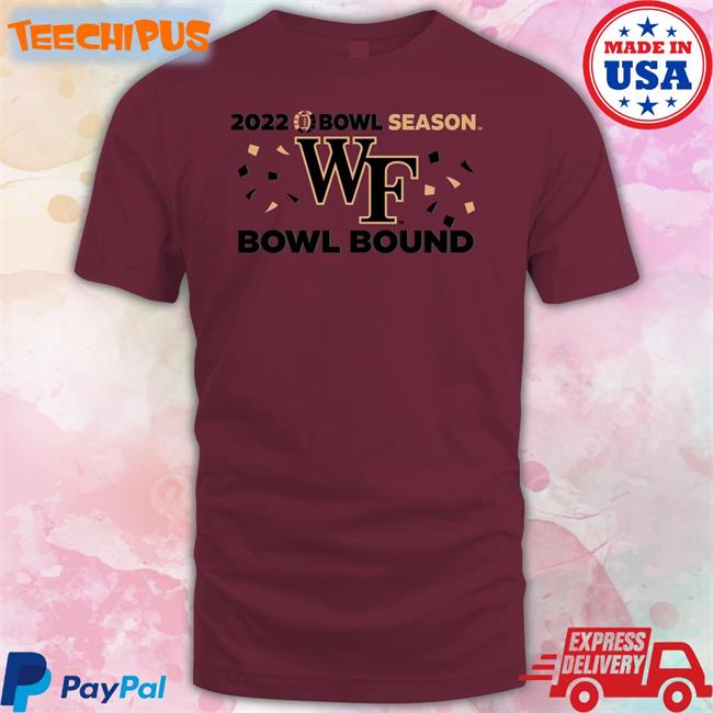 Wake Forest Football 2022 Bowl Season Wf Bowl Bound Tee Wakefb