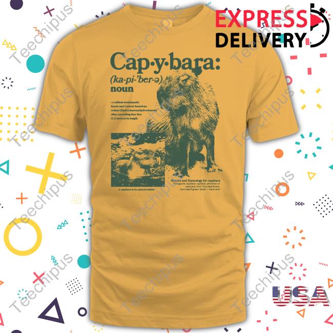 Capybara Man Defined Shirt