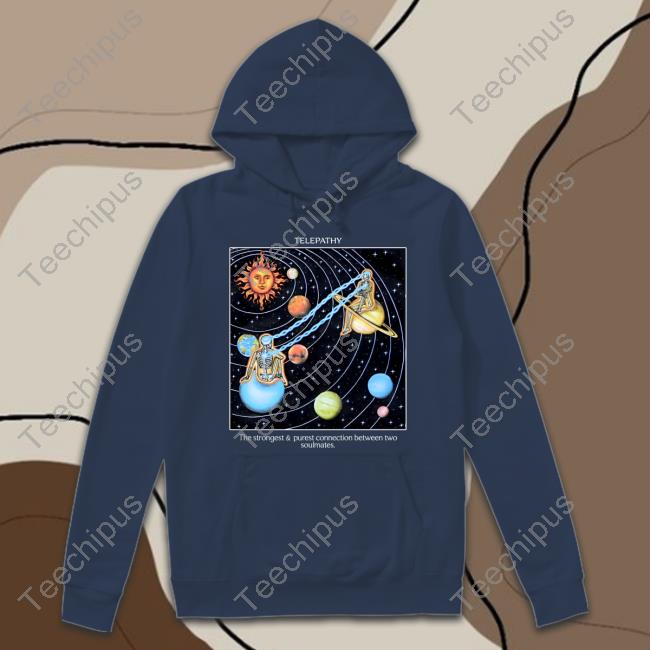 Telepathy The Strongest And Purest Connection Between Two Soulmates Long Sleeve Tee Shirt