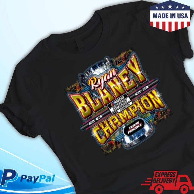 Trending 2023 Ryan Blaney Team Penske Nascar Cup Series Champion Tee
