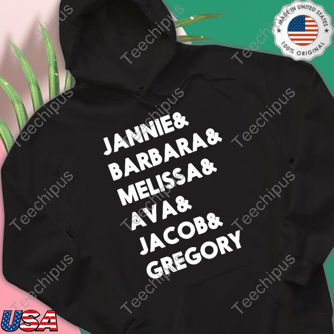 Amy Elizabeth Janine Barbara Melissa Ava Jacob Gregory Sweatshirt