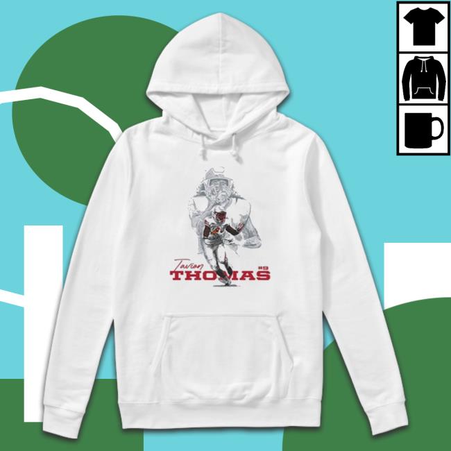 Utah Utes #9 Thomas Sketch 2022 Hooded Sweatshirt