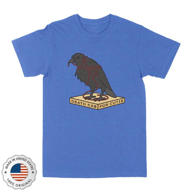 Official Pedestal Crow Blue Unisex Sweatshirt Death Cab For Cutie Shop