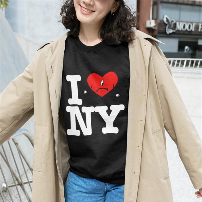 Bad Bunny Worlds Hottest Tour I Love Ny Shirt Shirt