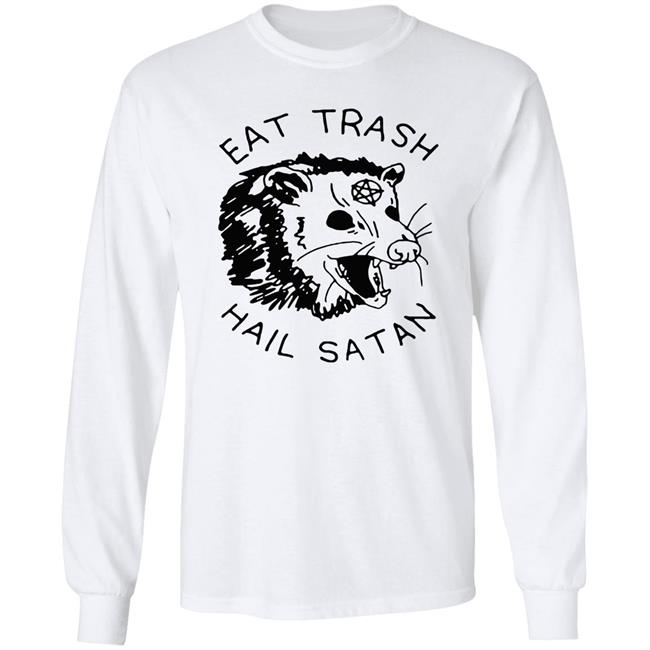 Possum Eat Trash Hail Satan shirt Possum Eat Trash Hail Satan shirt