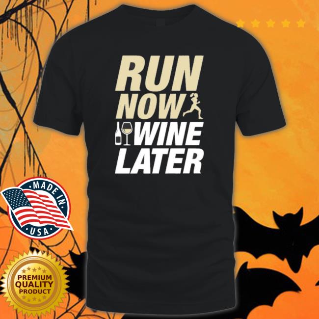 Run Now In Wine Later Hooded Sweatshirt