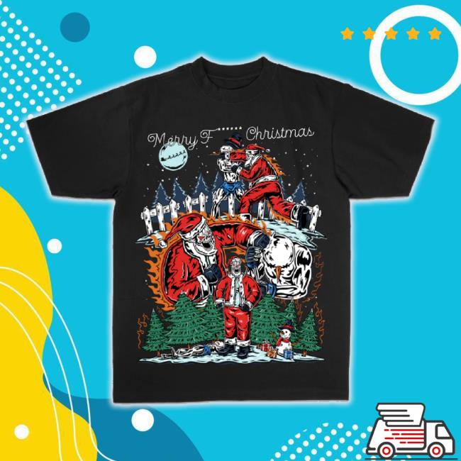 Official Full Violence Merch Store Violent Santa Shirt Black Fullviolence Shop