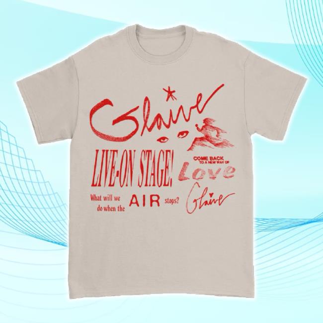 Trending Glaive Music Merch Store Live On Stage Red Ink Sweaters Glaivemusic Shop