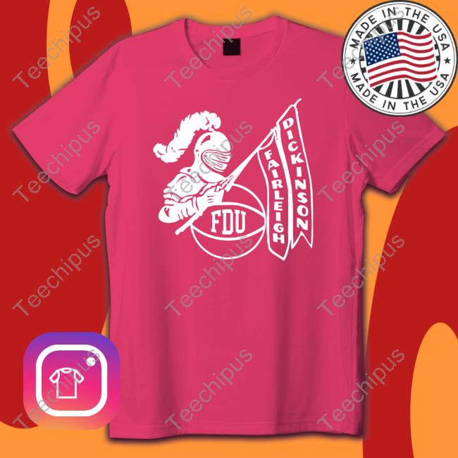 Vintage Fairleigh Dickinson Basketball Logo T-Shirt