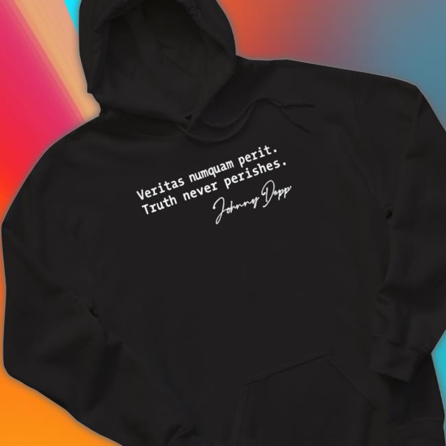 Top Veritas Numquam Perit Truth Never Perishes Johnny Depp Classic Shirt Top Veritas Numquam Perit Truth Never Perishes Johnny Depp Sweatshirt