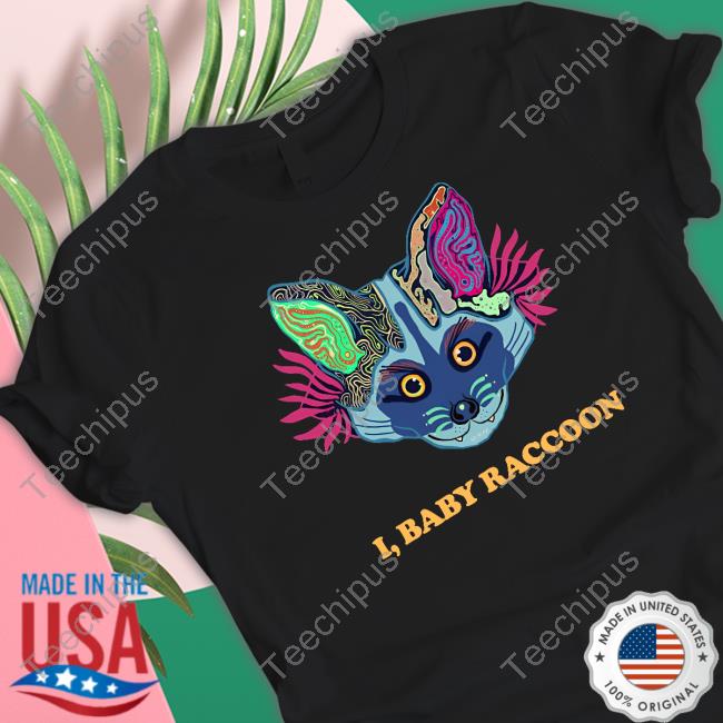 Vandermeer Creative Store I Baby Raccoon Hooded Sweatshirt