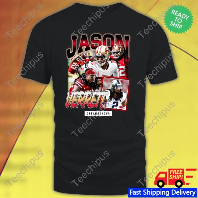 Trent Williams Wearing Jason Verrett Tee Shirt