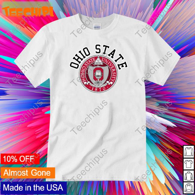 Ohio State University 1870 Logo Ohio State 2022 Hooded Sweatshirt