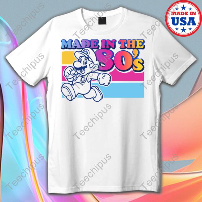 Fernleaf Flynn Super Mario Made In The 80’S Shirt