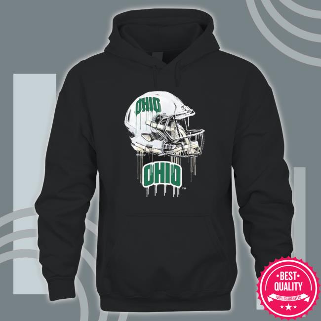 Ohio Bobcats Vintage Helmet Football Long Sleeve Shirt