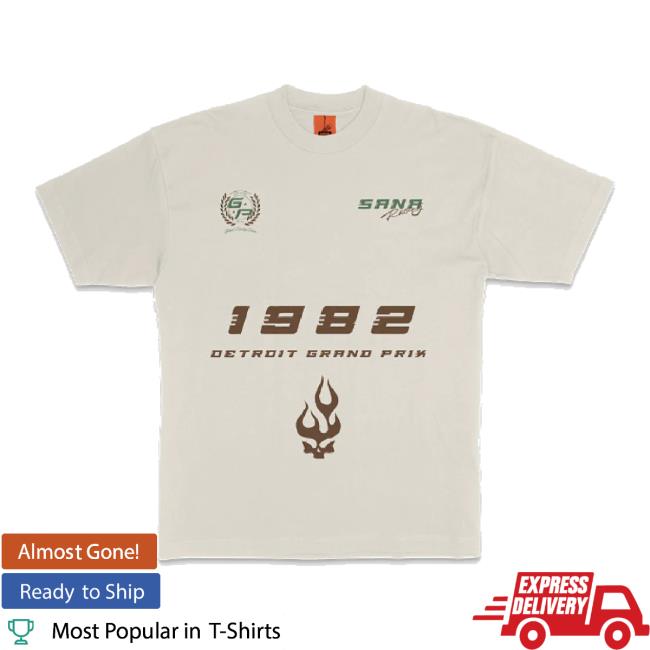 Trending Sana Detroit Merch Store Sana Racing Team Long Sleeve Tee - Creme Sanadetroit Shop
