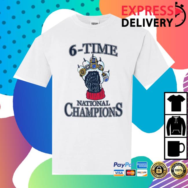 6 Time National Champions Tank Top