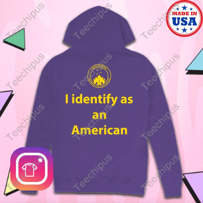 I Identify As An American Watchtower Command The High Ground Hooded Sweatshirt