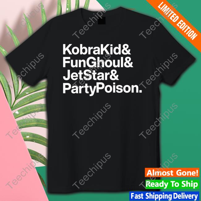 Hamtuud Kobrakid Funghoul Jetstar Partypoison Shirt Lela Tm