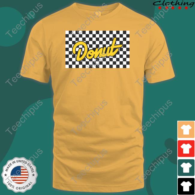 Donut Media Flagged Donut Shirt Donut Media Store Flagged Donut Shirt