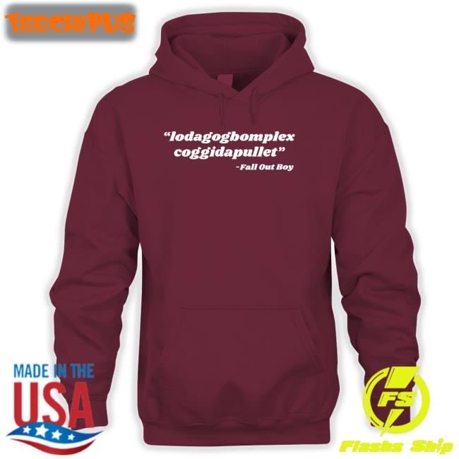 Lodagogbomplex Coggidapullet Fall Out Boy Tee Shirt Brysonoppermann