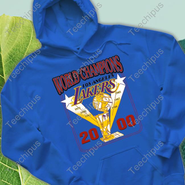 Vintage Los Angeles Lakers 2000 Champion World Shirts