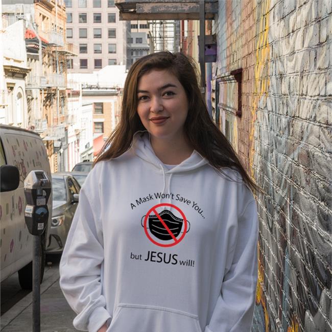 A Mask Won't Save You But Jesus Will Shirt Disturbingshirt Shirts With Threatening Auras
