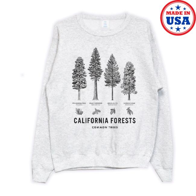 Official Upper Park Clothing Merch Store California Forests Thrifty Crew Sweaters Spearmint Upperparkclothing Shop