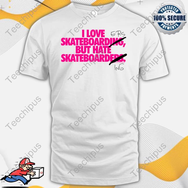 Skatemental Store I Love Skating But I Hate Skaters Sweatshirt